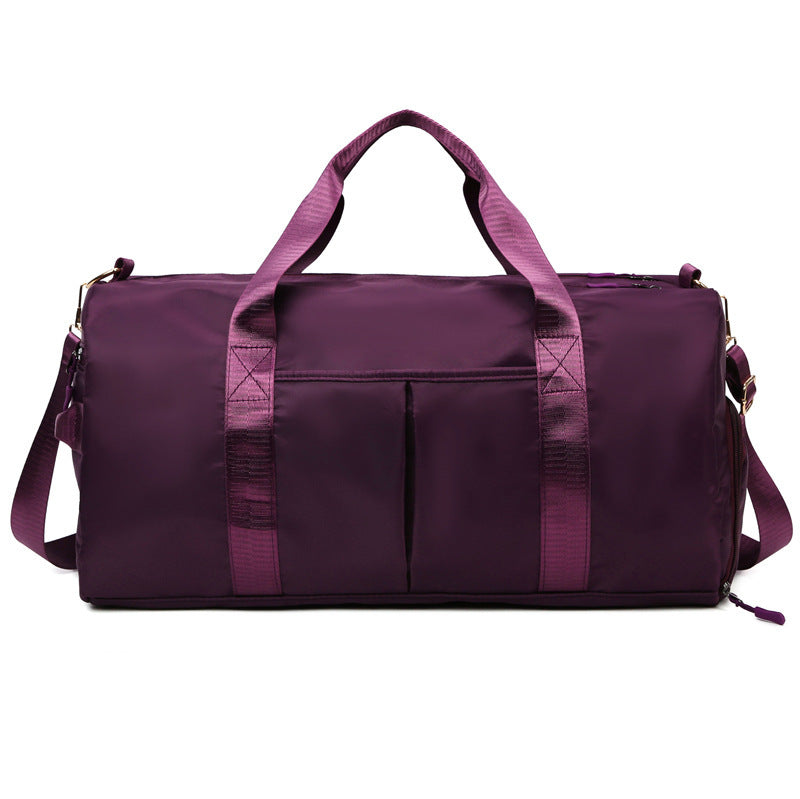 KALES Travel-Ready Gym Bag with Luggage Strap, Wet-Dry Separation, and Shoe Compartment